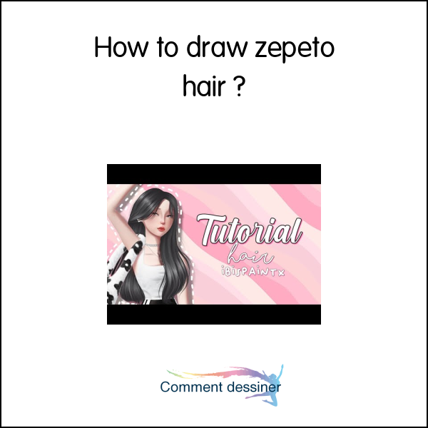 How to draw zepeto hair